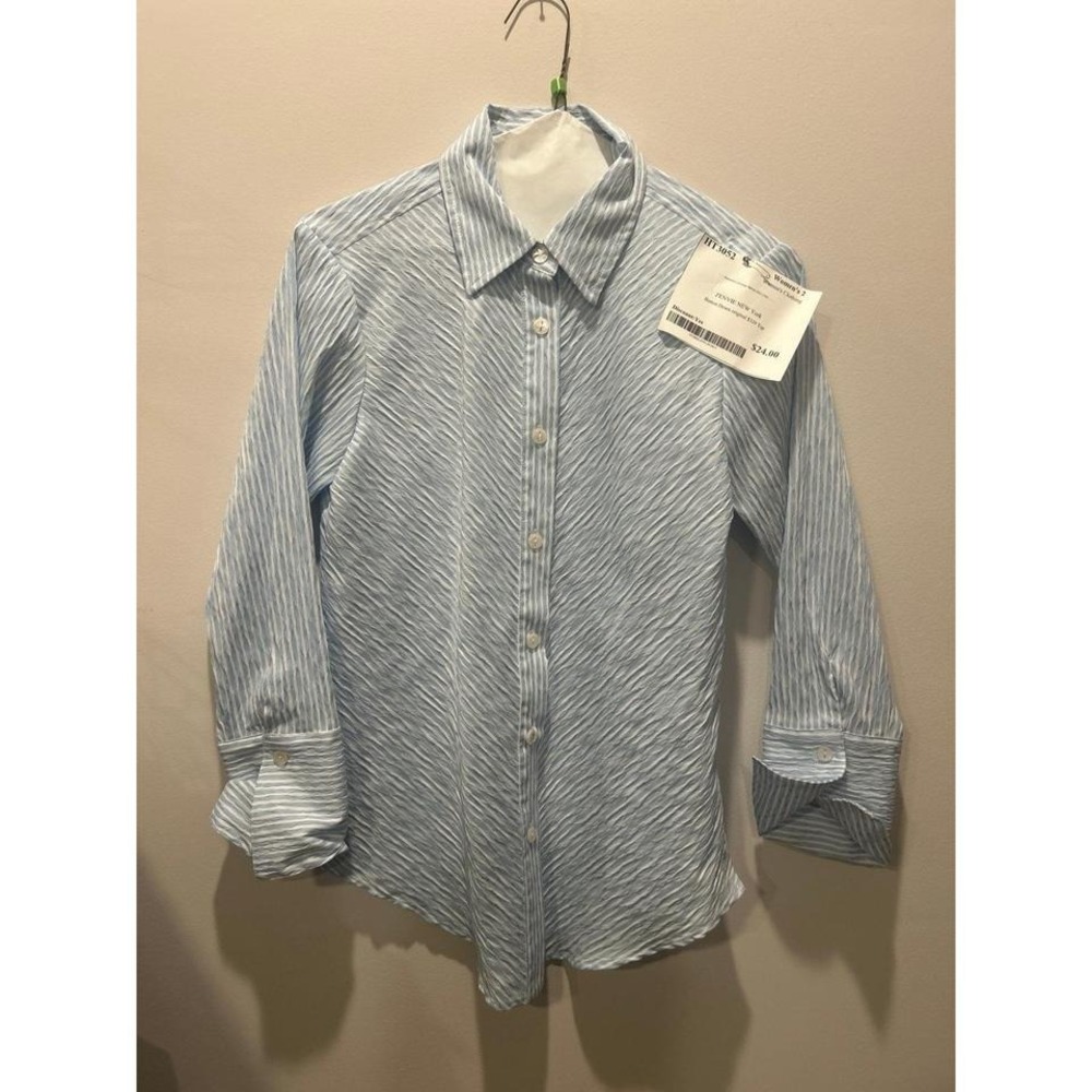 J'ENVIE New York Button Down 2 Blue